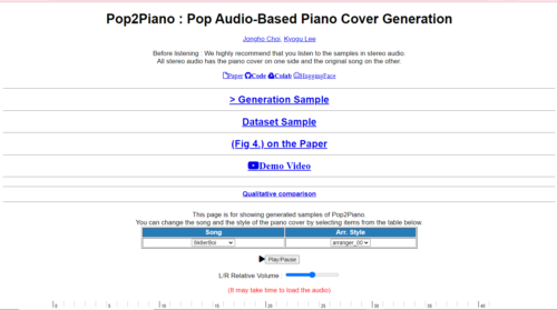 Pop2Piano featured image
